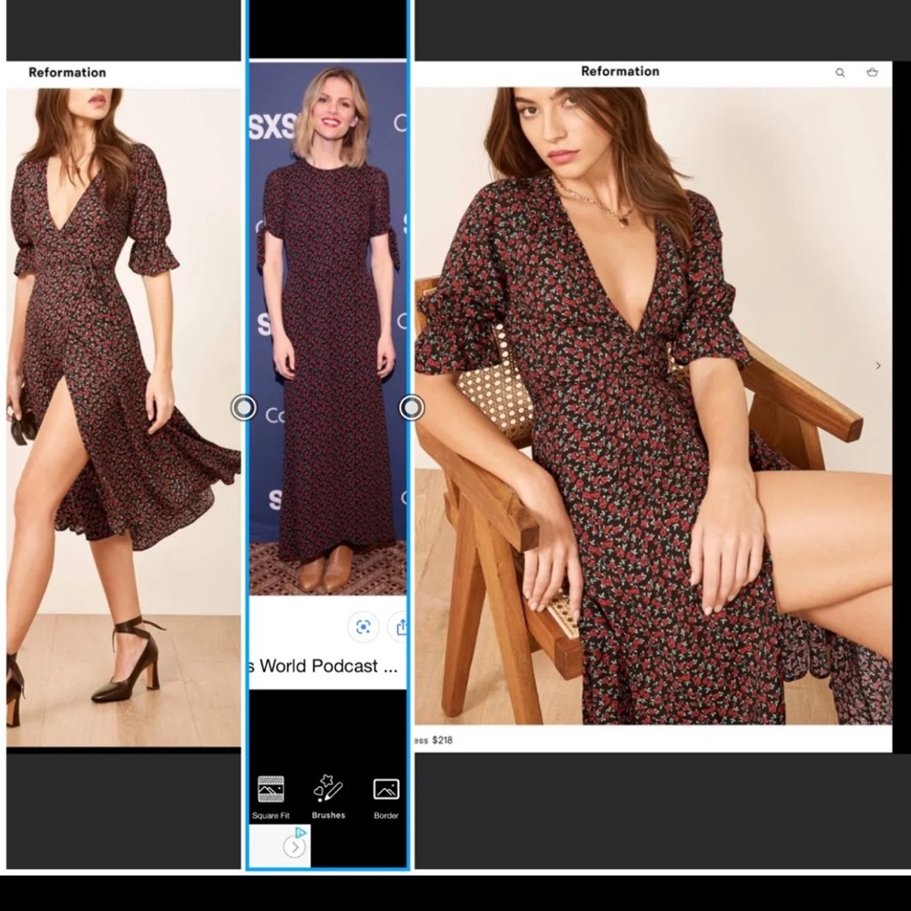 NWT Reformation Judith dress. M - Picture 4 of 8